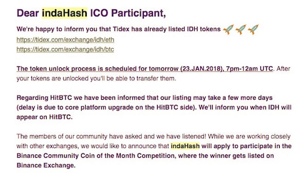indaHash-mail