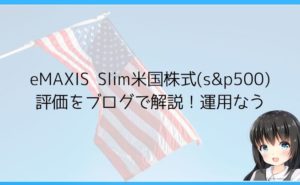 eMAXIS Slim米国株式(s&p500)評価をブログで解説！運用なう