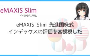 eMAXIS Slim 先進国株式インデックスの評価を客観視した