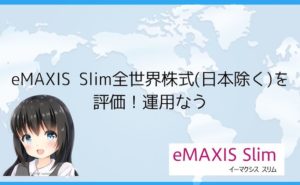 eMAXIS Slim全世界株式(日本除く)を評価!運用なう